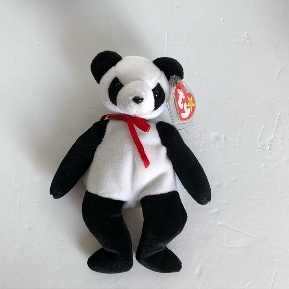 Vintage Ty 💕Panda Bears 💕Fortune!💫Welcome Home 🐼 Pandas! Beanie Babies - Picture 13 of 17